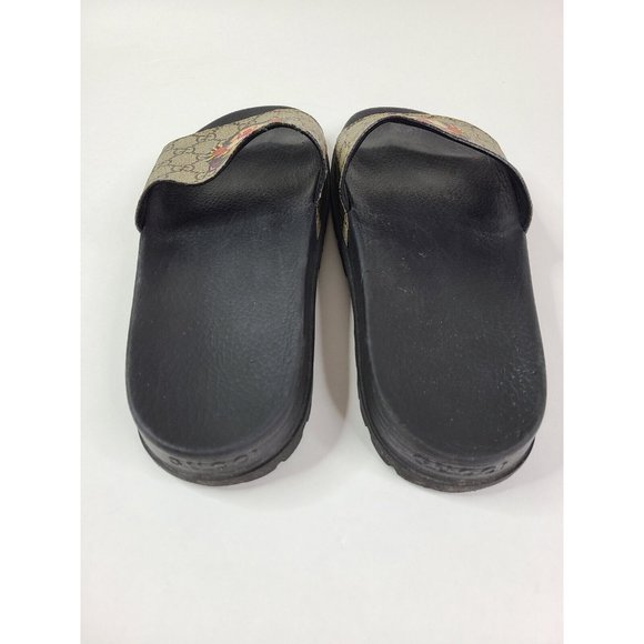 GUCCI Logo Angry Cat Slides - 12 - Picture 5 of 7